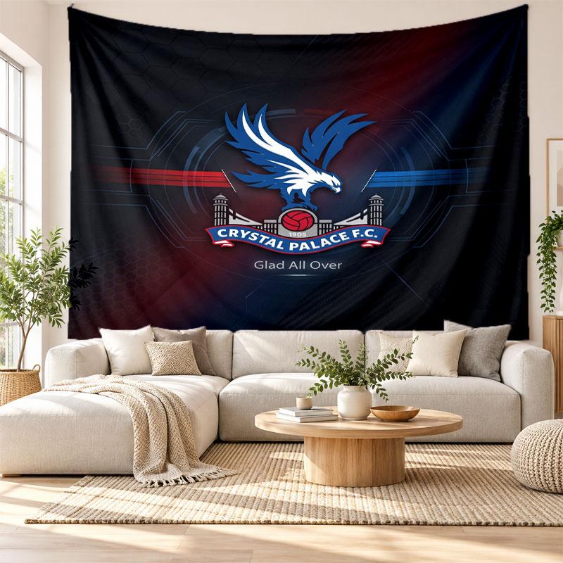 Crystal Palace Wall Tapestry, Soft Fabric Wall Hanging, Decorative Backdrop For Bedroom Home Wall Art