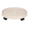 Plant Mover Holder With Locking Casters Plastic Base for Indoor Outdoor Gardening Use Easy Assembly Heavy Load Stability