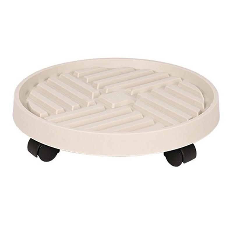 Plant Mover Holder With Locking Casters Plastic Base for Indoor Outdoor Gardening Use Easy Assembly Heavy Load Stability