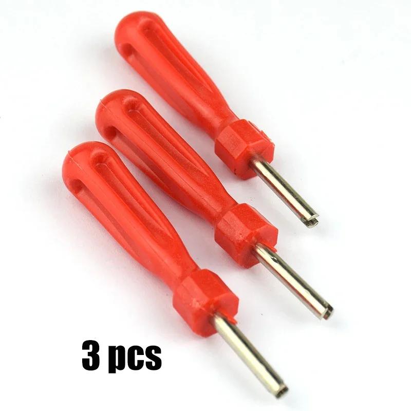 1/5Pcs Car Bike Motorbike Slotted Handle Tire Valve Stem Core Remover Tire Valve Core Screwdriver Car Tyre Repair Install Tools