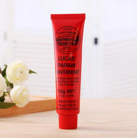 Australian Natural Papaya Lip Ointment 25g - Moisturizing & Hydrating Lip Balm for Cuts, Sunburn, and Burns Repair.