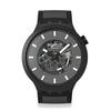 Swatch PAST THE HORIZON SB05B113 Wristwatch, Black