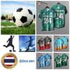 THAILAND Football Soccer V Neck Color Vintage Shirt National Elephant Logo Badge Unisex Men Women Training JERSEY Print Quick Dry Short Sleeve Uniform