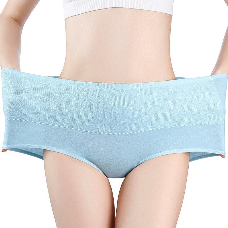 

Женские трусы-слипы с высокой посадкой из графенового бактериостатического хлопка, дышащее эластичное нижнее белье L