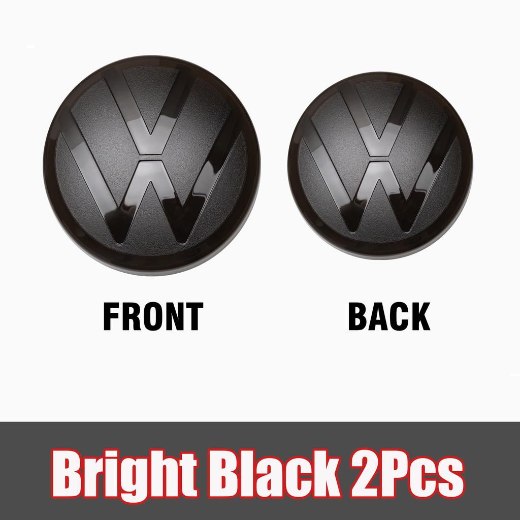 1/2Pcs Car Front Bonnet Grill Rear Trunk Emblem Logo Cover For Volkswagen Golf 6 Mk6 Golf 7 7.5 8 VARIANT VW Polo 2013-2023