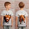 Boys' 3D Graphicl T Shirt Tee Short Sleeve 3D Print  Sports Fashion Streetwear Kids 4-12 Years Crew Neck Casual
