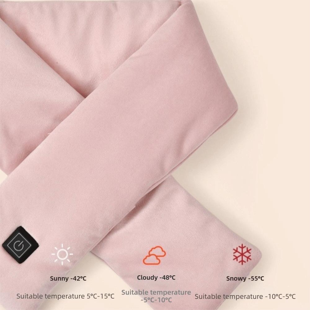 3 Gears USB Heated Scarf Not Include Battery Shawl Fashion Neck Wrap Unisex