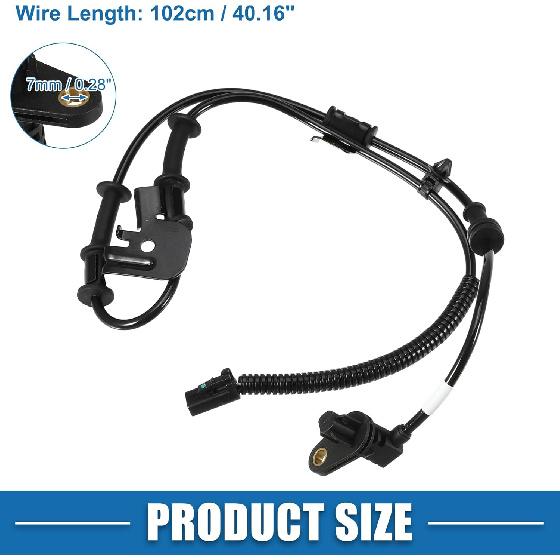 Front Left ABS Wheel Speed Sensor No.956701R000/95670-1R000 with Wire ABS Sensor for Hyundai Accent 2012-2017