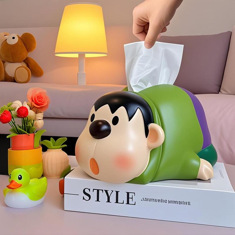 LIEI Cartoon Fat Tiger Tissue Box