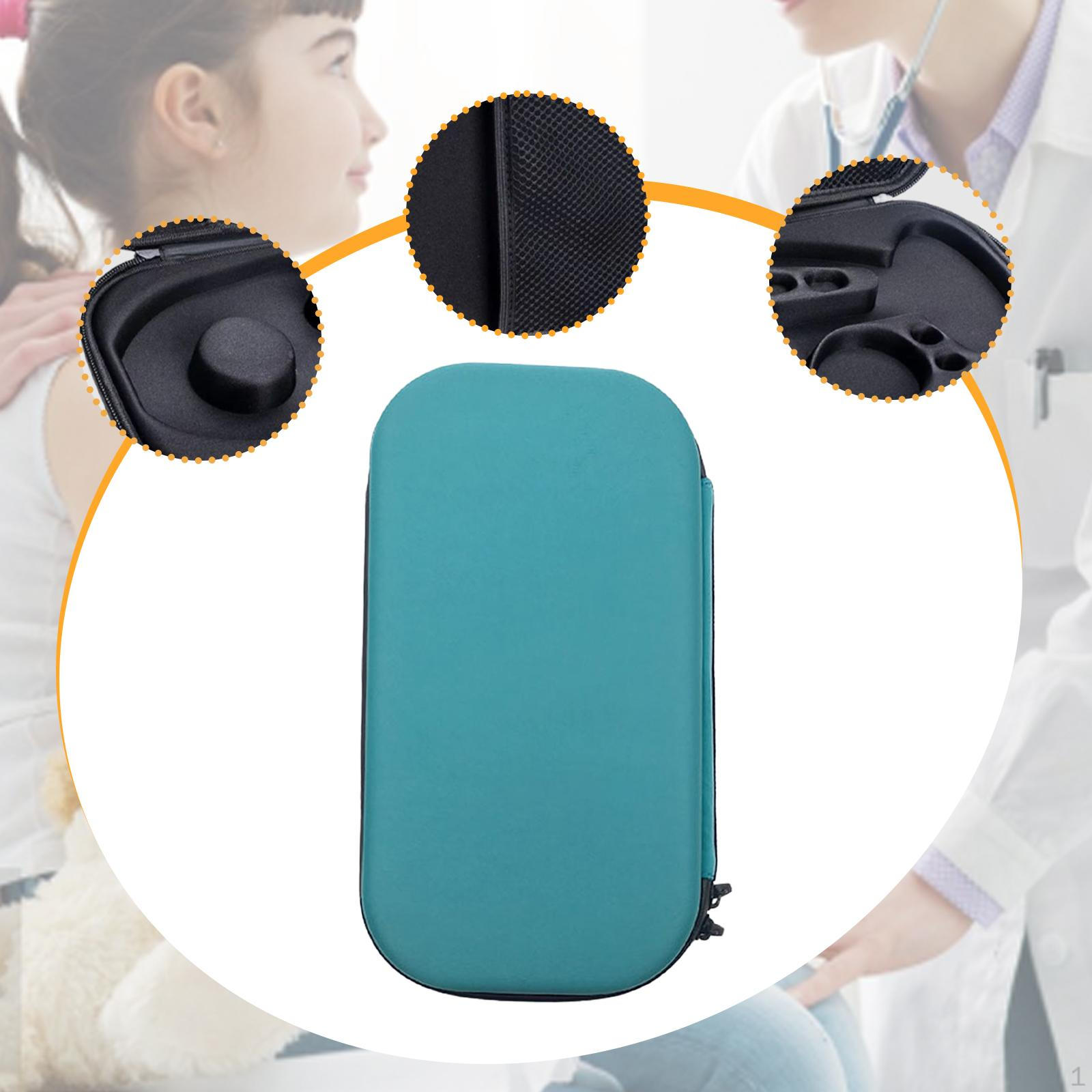 

Футляр для переноски стетоскопа, твердый корпус с сетчатым карманом, сумка для хранения из ЭВА синий