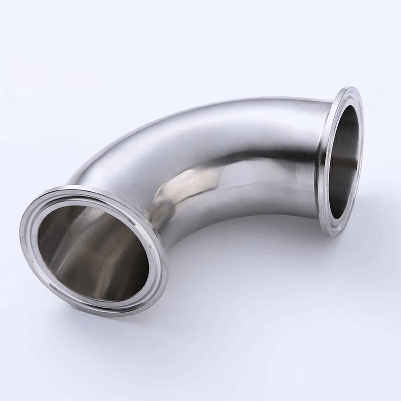 Naixin 304 Stainless Steel 90-Degree Quick-Connect Clamp Elbow