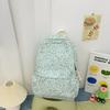 Schoolbag New Japanese Ins Style Literary Floral Schoolbag Women's High Value Fresh and Versatile Backpack Leisure Travel Backpack