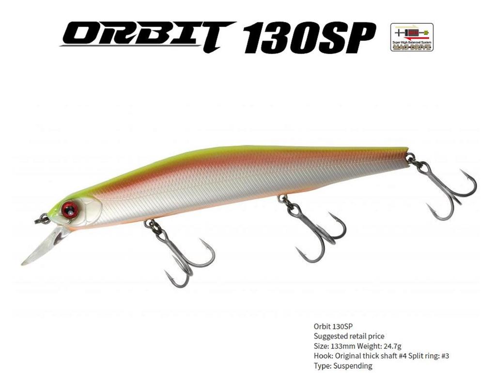 ZipBaits Orbit 130 SP Zawieszona przynęta 510R (8143)