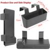 Front Center Console Hanging Armrest Storage Box Organizer Container Tray for Jeep Wrangler JK 2011-2017 Interior