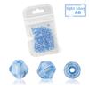 1000pcs  Wholesale Big Bag Colorful 4mm Bicone Crystal Beads Glass Beads Loose Spacer Beads Bracelet Jewelry Making Accessories