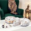 10 Pieces/Bag Creative Paper Cake Shaped Gift Box Middle East Triangular Ramadan Gift Packaging Box Cute Present Box Party