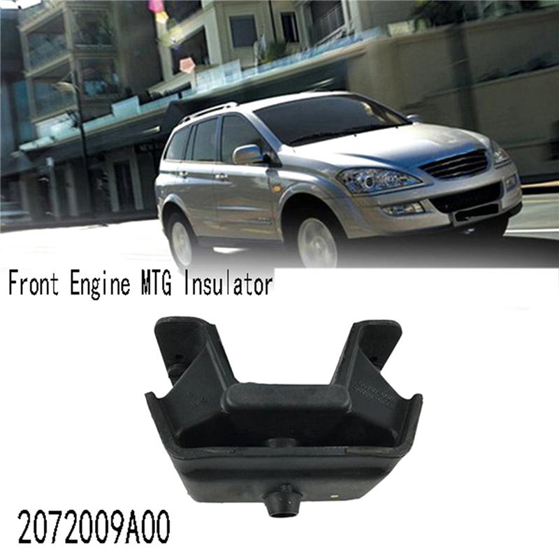 2X 2072009A00 New Front Engine MTG Insulator For Ssangyong Actyon Kyron Engine Mounting Bracket 2072009A00