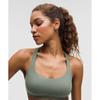 Lululemon Flexyflex StrAppy YogA BrA  Light Support  A C Cups Willow leAf