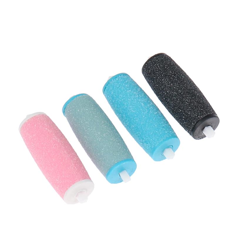 4Pcs/Lot Replacement Roller Heads For Velvet Smooth Electric Foot File Pedicure