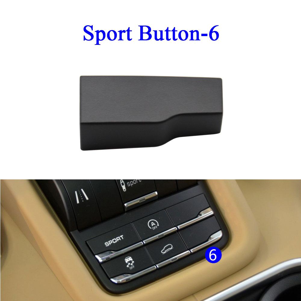 Car Front Console Drive Mode Suspension Sport Button Center Traction Control Switch For Porsche Cayenne 7P5 2010-2018
