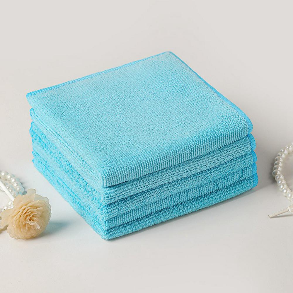 30x30cm Water-Absorbent Microfiber Furniture Cleaning Cloth Towel Kitchen Dishwashing Rag