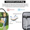 Wilds Kratts Lunch Bag  Leisure Lunch Box School Convenient Thermal Tote Handbags For Adult Oxford Print Cooler Bag