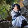 Demon Slayer Aoi Kanzaki Butterfly Mansion Cosplay Costume, Unisex Anime Role Play Outfit