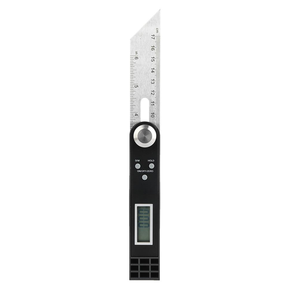 Digital Display T Protractor Activity Angel Ruler Stainless Steel Digital Goniometer0~360 degrees