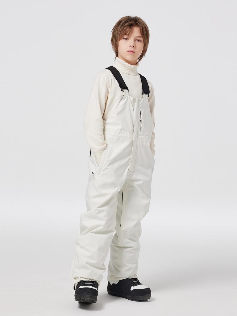 Kids' Winter Ski & Snowboard Bib Pants - Warm, Thick, and Snowproof