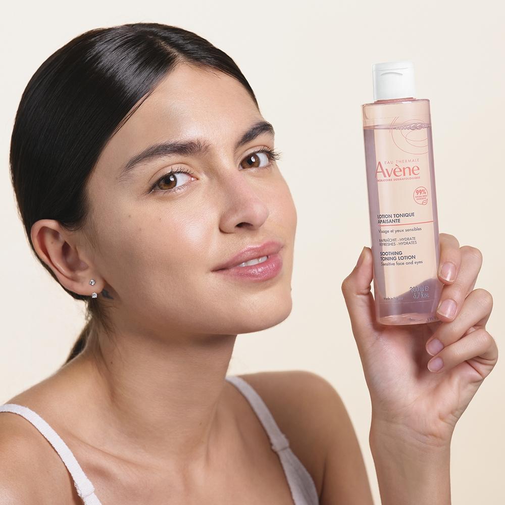 Avene [renewal] Avene Pink Soothing Toner 200ml Project  + Cotton Pad 