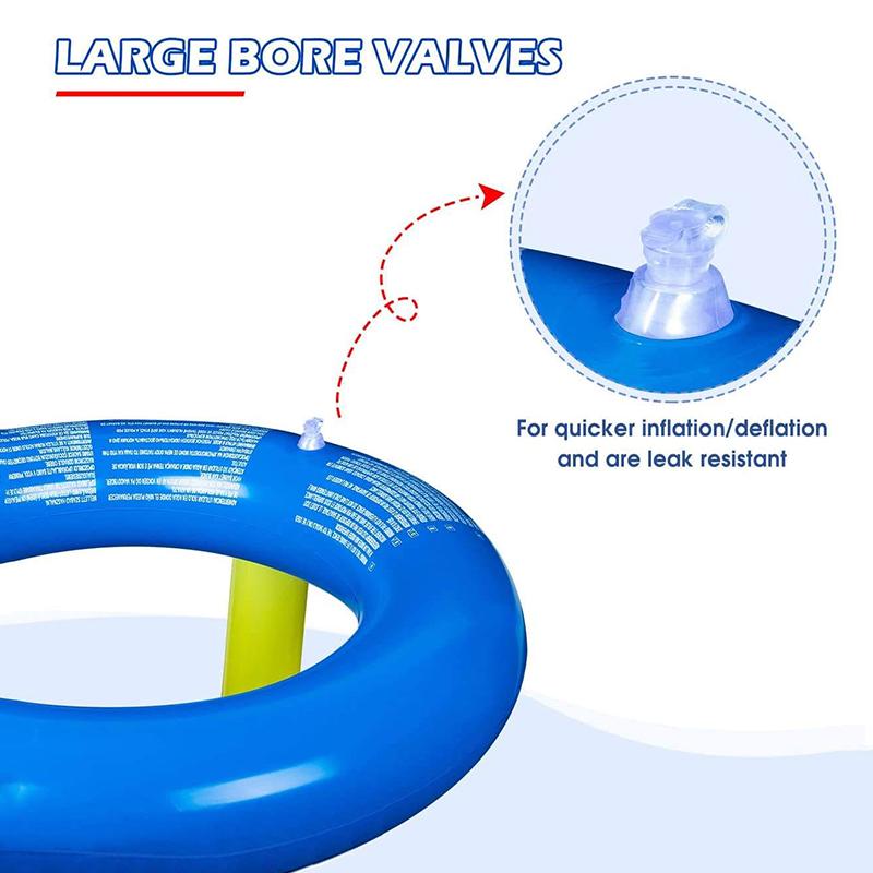 Inflatable Basketball Stand Floating Hoops Basketball Hoop Set Interactive Shooting Toys Outdoor Swimming Pool Toys Water Toys