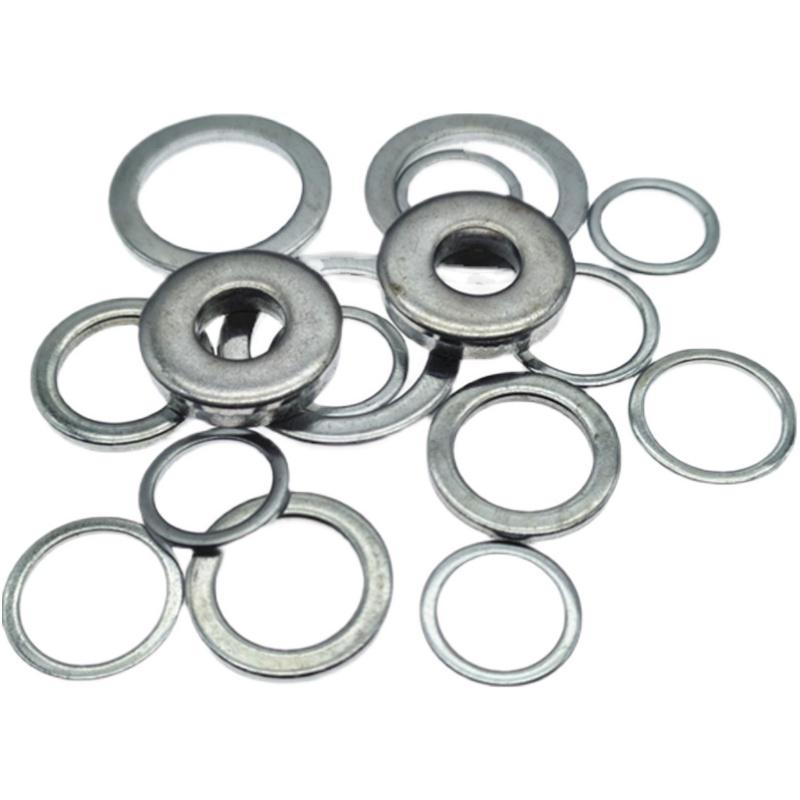 Thickened Galvanized Iron Flat Washer: Small Outer Diameter, Narrow Edge