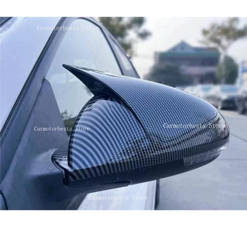 Car Rearview Side Mirror Cover Fit For Chery Arrizo 5 2016 2017 2018 2019 2020 -2024 Wing Cap Rear View Case Trim Carbon Fiber