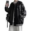 Men's Korean-Style Floral Jacket: Spring/Autumn Streetwear, Casual Baseball Outerwear