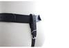 Adult Erotic Leather Restraint Pants with Vibrating Anal Plug for Couples