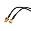 RP-SMA to SMA Extension Cable - Male to Female Coaxial Feeder Wire for WiFi Antenna/Router/RG174 Network Card