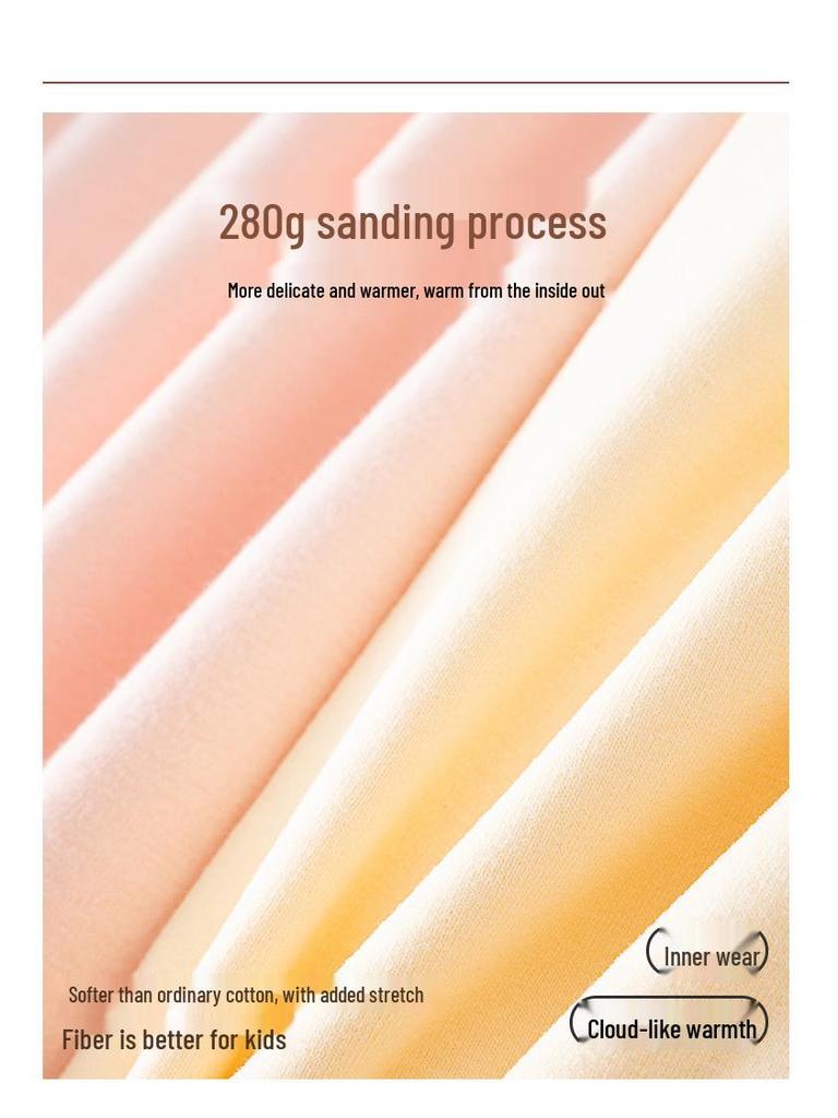 Children's Class A Pure Cotton Long Sleeve T-shirt - Autumn/Winter Round Neck Base Layer for Boys and Girls.