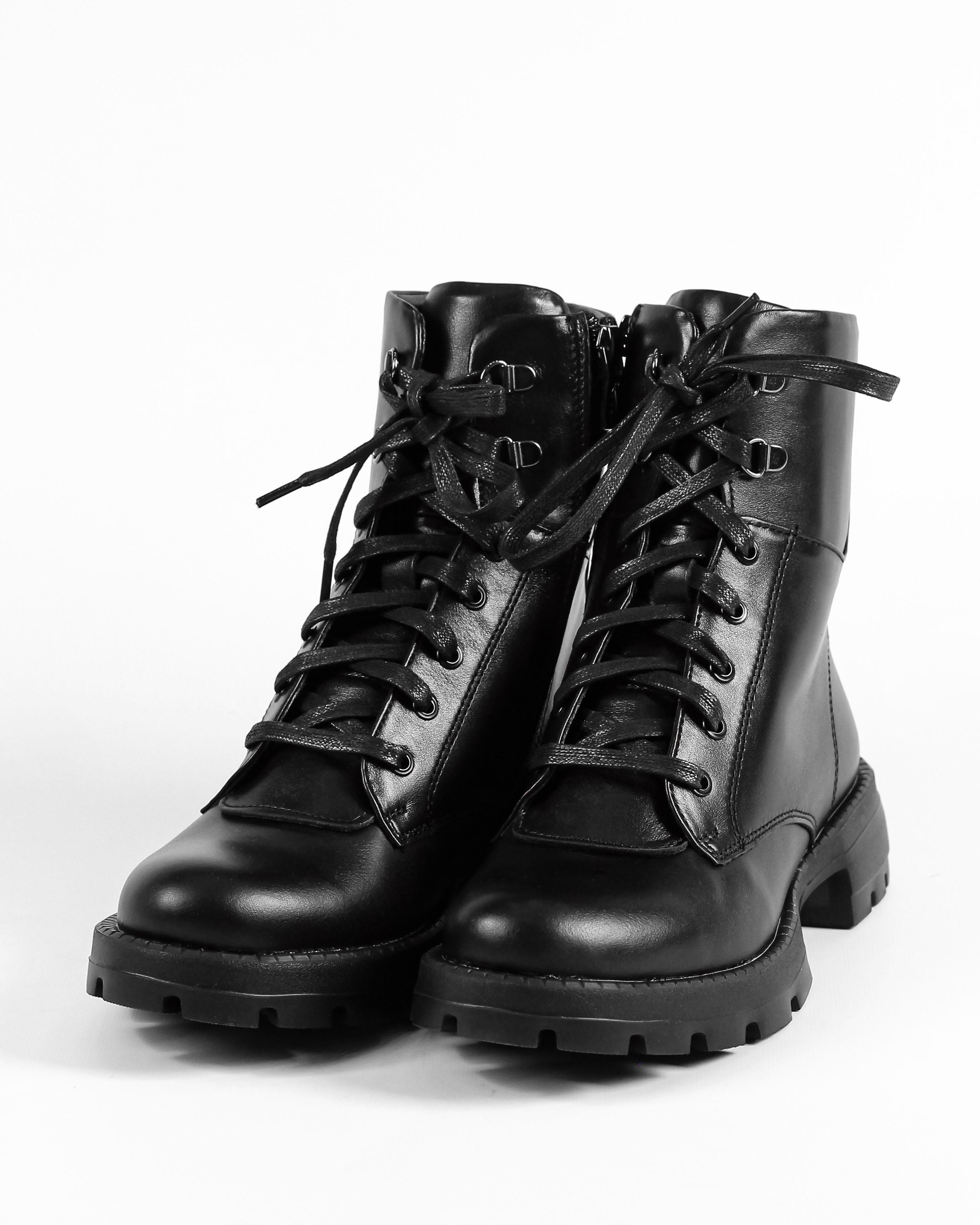 

Черевики зимові Kento 2343 36 Чорна шкіра 36 чорний