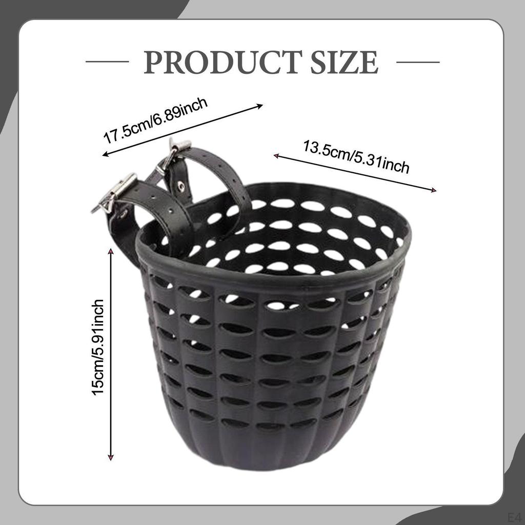Basket for Children (boys And Girls) – Handlebar Bag Storage Transport Material: PP