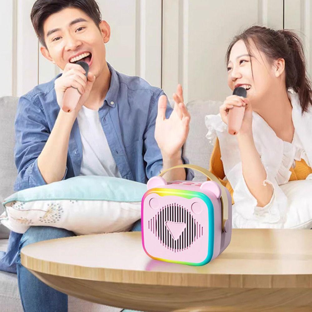 3.5mm Earphone Mini Bluetooth Audio HIFI Surround Mini Home Karaoke Speaker Parties