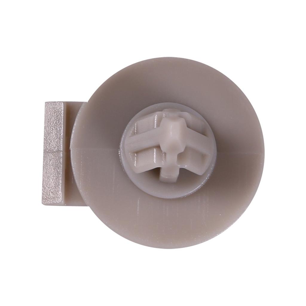 ECF742 10 Stück Kunststoff-Zierleistenclips für Mini Cooper: 07131480418 (Graue Farbe)