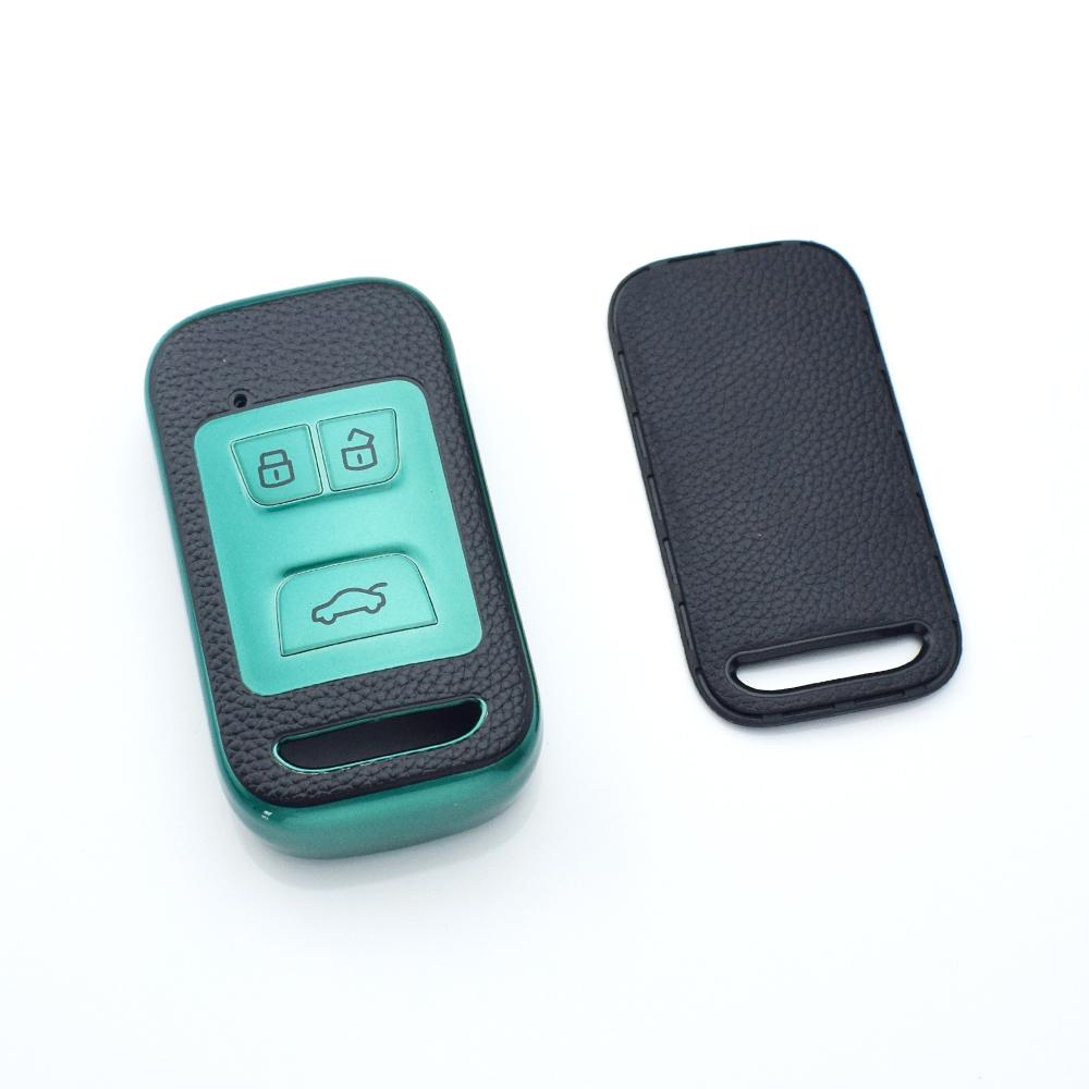 Car Remote Key Shell Fob Case Cover Holder TPU Leather for Chery Tiggo 3 5X 4 8 Glx 7 2019 2020 Arrizo Keyless Protector