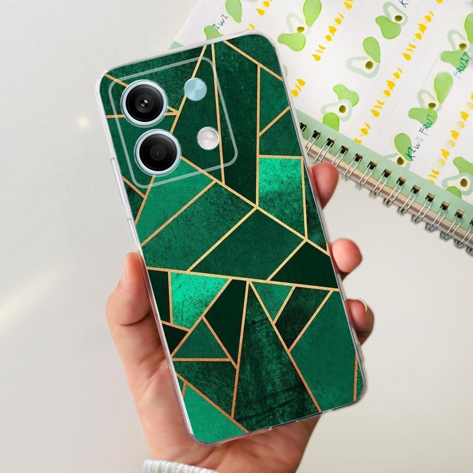 För Xiaomi Redmi Note 13 Pro Plus-skal Lyxigt målat fodral Klar silikontelefonskal för Redmi Note 13 Pro Note13 5G Mjukt skal