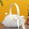 Wedding Baskets for Flower Girls Bridesmaid Anniversary Ceremony Candy Basket