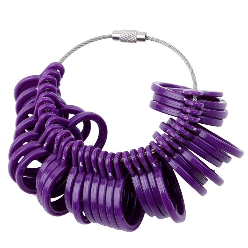 Plastic Rings Jewelry Finger Size Measuring Tool Detachable Ring Size Ring Measuring Jewelry Equipment New 2025