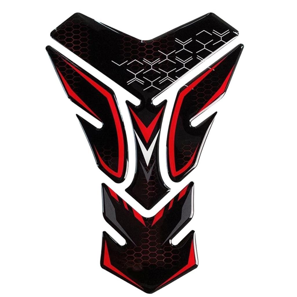 Motorsykkel Tankpad for Kawasaki Ninja 250/400/650, ZX-6R/10R/25R, Z400/900/1000 (rød)