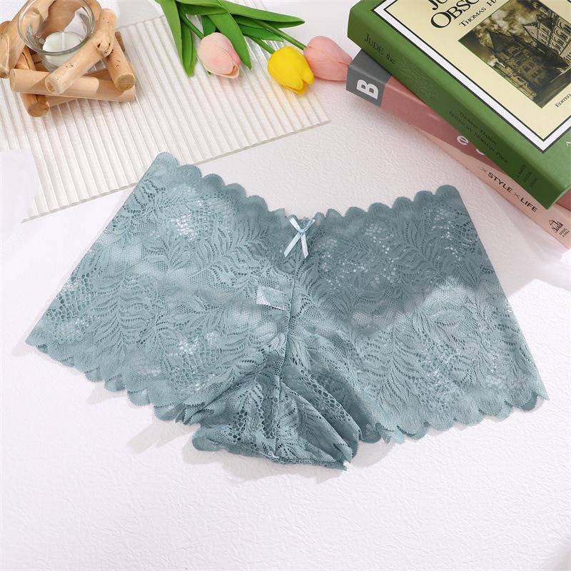 1Pc Lace Underwear Sexy Women Panties Low Waist Hollow Out Ladies Briefs Transparent Female Underpants Womens Lingerie S-XL