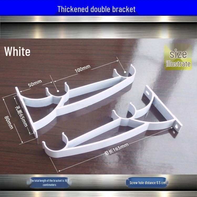 Dickwandige Aluminium-Doppelstangen-Halterung für Raffrollos der zweiten Generation