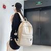 Einfarbiger Rucksack Damen Mehrere Taschen College-Schultasche Lässige Laptop-Rucksäcke Herren Schultasche für Teenager Schultaschen für Mädchen