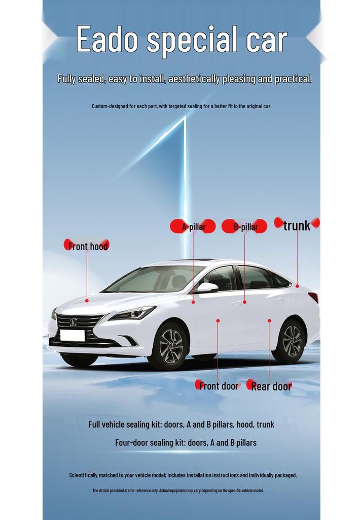 Changan EADO PLUS XT Car Door Sealing and Soundproofing Strip
